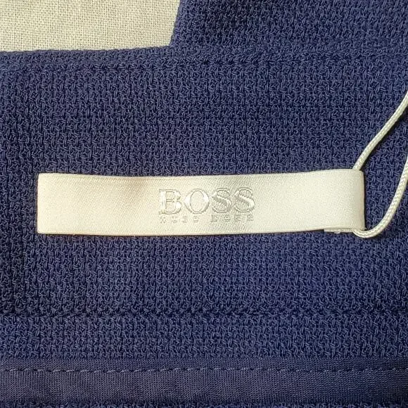 Hugo Boss Women's Size 10 NWT Tibalena Ankle Trousers Blue